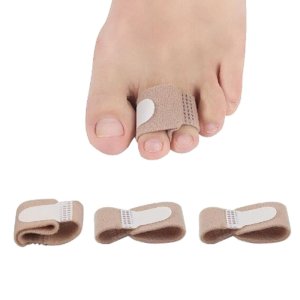 1 Pair Toe Hallux Valgus Corrector Bandage Toe Finger Straightener Hammer Toe Separator Splint Wraps Foot Care Supplies