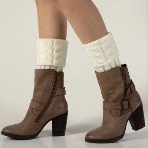 1 Pair Women Crochet Boot Socks Winter Leg Warmers Thick Boot Cuff Knitting Leg Warmers Autumn Winter Short Boot Socks