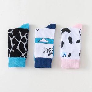 1 Pair Women Socks Cotton Cow Cute Female Socks Lover Animal Socks 36-43EUR