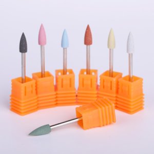 1 Pc 4*12mm Colorful Silicone Electric Nail Drill Machine Nail File Tool Remover Gel Nail Polish Nail Art Replacement Tools