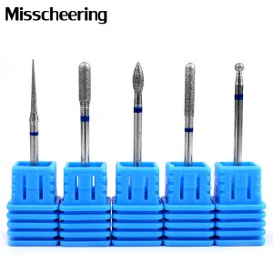 1 Pcs Diamond Tungsten Nail Drill Bit Rotate Burr Milling Cutter Bits For Manicure Electric Nail Drill Accessories Nail Tools