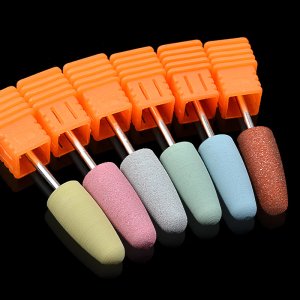 1 Pcs Silicone Nail Drill Bits DIY Nail Poishing Grinding Electric Machine Manicure Drills Accessories Tools