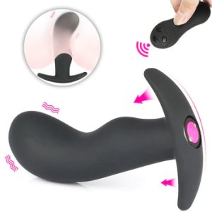 10-frequency Remote Control Anal Plug Vibrator Rechargeable Anus G-spot Stimulator Prostate Massager Sex Toys for Woman Man