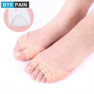1Pair BYEPAIN Gel Foot Pads to Help Relieve Ballet Hallux Valgus, Tailor's Bunion, and Forefoot Pain Support