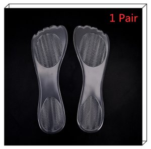 1pair Gel Inserts Pads Cushion For Women Foot Massage Silicone Female High Heels Pad Arch Support Insoles Shoes Accessories NEW