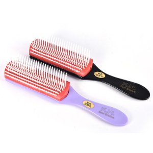 1Pc Anti-static Hair Brush Comb Styling Teezer Shower Electroplate Detangling Massage Combs For Salon Styling Women Girls Hair