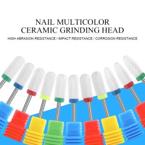 1PC Ceramic Nail Drill Bit for Electric Drill Sanding Polishing Pedicure Remove Gel Nail Polish Nail Art Accessories Tool