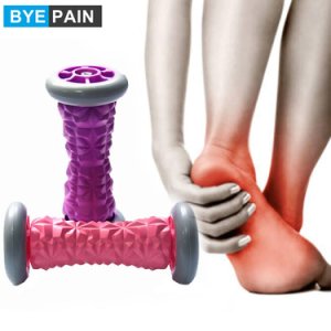 1Pcs BYEPAIN Yoga Column Massage Roller Foot Fitness Pilates Yoga Foam Roller blocks Gym Massage Therapy Exercise