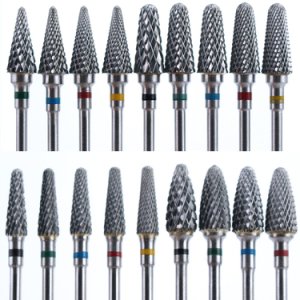 1pcs Carbide Nail Drill Bit Electric Manicure Drills Milling Cutter Burr Apparatus Nail Files Bits Pedicure Tools