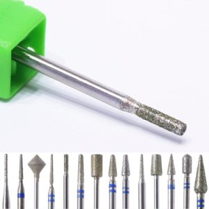 1pcs Diamond Nail Drill 3/32 Rotary Mills Cutter For Manicure Electric Apparatus Nail Files Bits Accessory 14 Types TR056