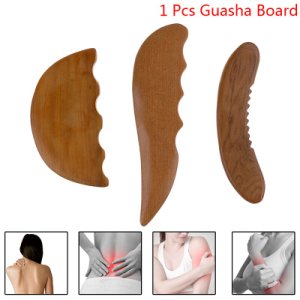 1pcs Muscle Relaxation Guasha Board Wood Gua Sha Scraping Massage NEW SPA Therapy Stick Point Treatment