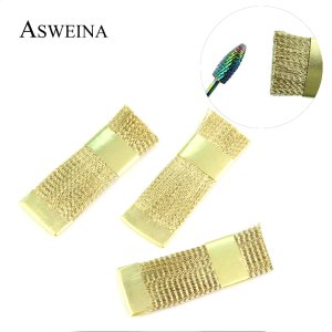1pcs Nail Drill Cleaning Brush Portable Gold Copper Wire Electric Manicure Drills Brush Clean Tool Accessories