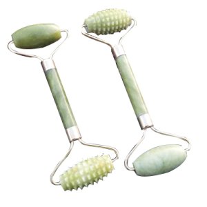 2/3Pcs Double Head Face Massage Roller Thin Face Natural Jade Roller Slimming Body Neck Face Massager Roller Beauty Skin Care