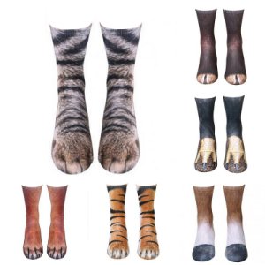 2020 Hot Cotton Socks Women 3D Printing Funny Print Animal Socks Kawaii Cute Casual Fashion High Ankle Socks For Men And Women