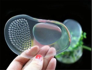 2Pcs Silicone Gel Ball Foot Cushion Insoles Metatarsal Support Insert Pad Shoes Relaxation for Women Lady Girl Massage