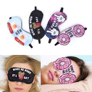 3D Printing Sleeping Eye Mask Lovely Eye Care Shade Blindfold Sleep Mask Eyes Cover Sleeping Tools