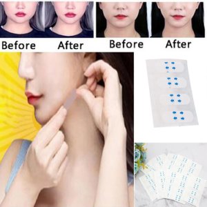 40Pcs Useful V-Shape Face Slim Stickers Lift Up Double Chin Reducing Thin Patches Masks Face Care Tool New