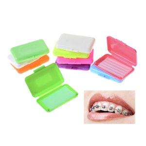 5 Pcs/pack Dental Orthodontics Ortho Wax Fruit Scent For Brace bracket gum irritation Oral Care Products
