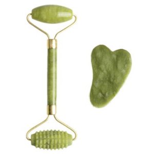 All styles face massager With Guasha Board Double Heads Jade Stone Face Lift Body Skin Relax Slimming Facial Massage Jade Roller