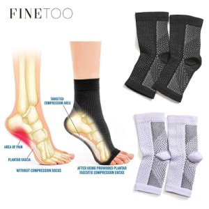 Breatheable Foot Sleeve Socks Men 1 Pair Foot Angel Anti Fatigue Outerdoor Women Socks Compression Brace Sock Sport Socks S-XL