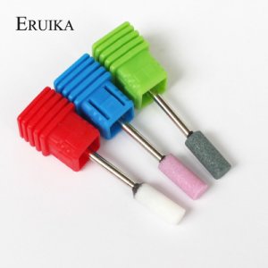 ERUIKA 1PC Ceramic Stone Nail Drill Bit Korund Matieral Electric Apparatus For Manicure Accessory Nail Tool Nail File