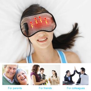 Eye Care Massage Mask Eyepatch Tourmaline Magnetic Therapy Health Protection Anti-Fatigue Eye Massager Sleep/Travel Eyepatch
