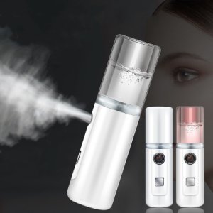 Face Streamer Beauty Spray Hand-held Water Machine Moisturizing Nano Ionic Mist Face Humidifier Sauna Facial Pore Cleansing Tool