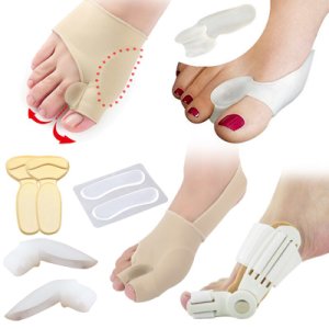 Gel Toe Separator Cushion Pads Hallux Valgus Bunion Corrector Pedicure Anti Rubbing Pad Shoes Stickers Bone Thumb Straightener