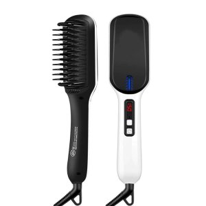 Hair Straightening Irons Beard Grooming Multifunctional Hair Straightening Comb Men Beard Straightener Brush Comb Hair Care