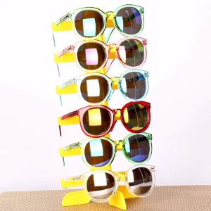 Jewelry Organizer Stand 6Pair Plastic Sunglasses Eyeglass Glasses Frame Rack Display