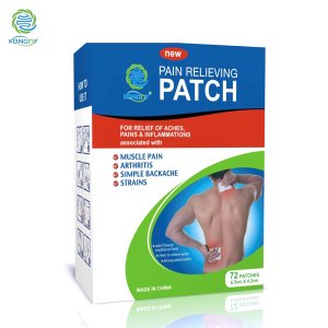 KONGDY New Design Menthol Pain Relief Patch for Office Worker 72Pieces Heat Long-lasting Pain Patch for Muscle Pain Body Message