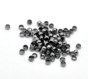 Lovely 1000PCs Gunmetal Crimp Beads Findings 3mm( 1/8)  (B19294)