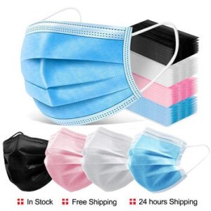 Medical Mask Surgical Mask Mouth Masks 3 layer Safe Filter Face Mask 8 Color Anti-Dust Mask Non-woven Breathable Mask In Stock