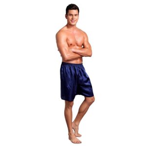 Men Pajama Shorts Sleep Bottoms Solid Lounge Short Pants Soft Summer Sleeping Shorts Home Pajama Pants Underwear Plus Size