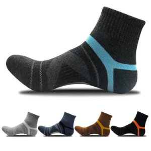 Men's Compression Socks Men Wool 5 Colors Ankle Cotton Socks  Basketball Sports Compression Socks for Men High Quality