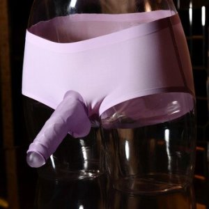 Men's Quick dry Ice silk Briefs Underwear Seamless One Piece Penis Erect Shaft Close Open Nose Pouch soft Erotic Underwear