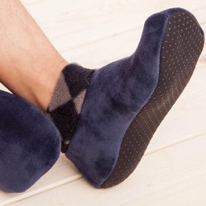 Men Women Thicken Winter Warm Socks Non Slip Indoor Floor Soft Casual Slipper Hosiery EIG88