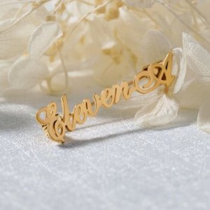 Name Pins Initial Brooches Pins Name Brooch Alfiler Para Regalo Bodas For Women Men Fashion Jewerly