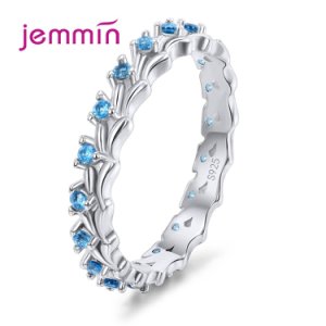 New 925 Sterling Silver Ring Trendy Concise Style Ladies Fashion Jewelry Best Gift For Party Appointment