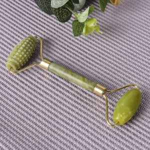New Arrival Face care Portable Pratical Jade Facial Massage Roller Anti Wrinkle Healthy Face Body Head Foot Nature Beauty Tool
