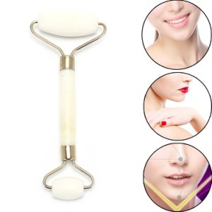 NEW Double Heads Face Massage Roller Jade Stone Face Lift Hands Body Skin Relaxation Slimming Beauty Face Slim