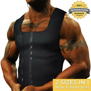 New Hot Men's Slimming Neoprene Vest Sweat Shirt Body Shaper Waist Trainer Shapewear Abdomen Fat Burning Shaperwears Shapers