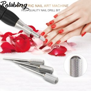 New Professional Nail Drill Bit Round Head Alloy Pedicure Drilling Machine For Nail Gel Polish Removal Nail Accessories Tool