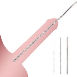 Penis Plug Sounding Urethral Male Urethral Dilator Metal Urethral Catheter Penis Urethral Toy No Vibrator Sex Toys For Men