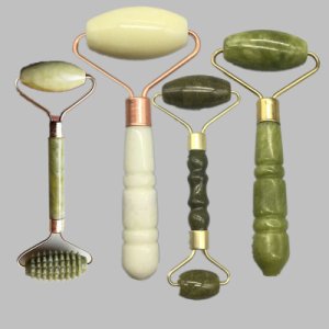 Roller Face Thin Beauty Massage Facial Lift Tools Natural stone artificial Jade Roller Slim relaxation Neck Skin Care Tools