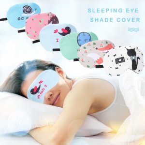 Sleep Mask Natural Sleeping Eye Mask Eyeshade Cover Shade Eye Patch Women Men Soft Portable Blindfold Travel Eyepatch Eyes Care