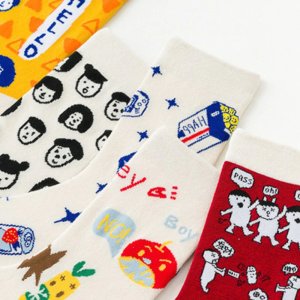 SP&CITY Ins Women Cartoon Cotton Socks Funny Patterned Unisex Skateboard Happy Socks High Quality Student Casual Hipster Sox
