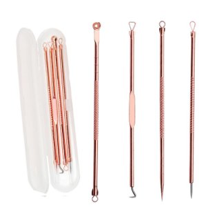 Stainless Steel Blackhead Remover Tool Kit Blackhead Acne Comedone Pimple Blemish Extractor Tool Acne Needles Face Cleaning