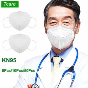 Tcare KN95 Mask CE Certification Mouth Face Mask Dust Anti Infection KN95 Masks PM2.5 Anti-fog Protective Respirator