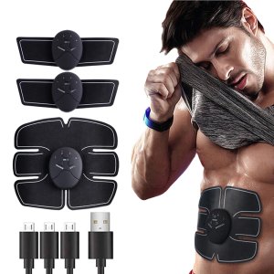 USB Charger EMS Abdominal Muscle Stimulator Trainer Electric Cellulite Massager Body Shaping Massage Slim Belt